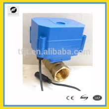 válvula de corte elétrica DC12V em miniatura com grande torque para sistema de água pura e filtro de água e tratamento de água